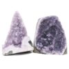 Amethyst Polished Crystal Geode Specimen Set 2 Pieces X444 | Crystal Factory