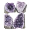 2.34kg Amethyst Polished Crystal Geode Specimen Set 4 Pieces X402 2 Amethyst Polished Crystal Geode Specimen Set 4 Pieces X402 | Crystal Factory