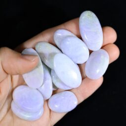 Burmese Lavender Jadeite Cabochon Stones Parcel B838 | Crystal Factory