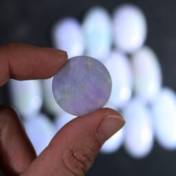 Burmese Lavender Jadeite Cabochon Stones Parcel B838 | Crystal Factory