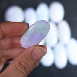 Burmese Lavender Jadeite Cabochon Stones Parcel B838 | Crystal Factory