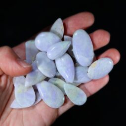 Burmese Lavender Jadeite Cabochon Stones Parcel B839 | Crystal Factory