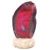 2kg Pink Agate Crystal Lamp with Marble Base - Purple LED - K1253 2 Pink Agate Crystal Lamp with Marble Base - Purple LED - K1253 | Crystal Factory