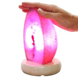 2.5kg Pink Agate Crystal Lamp with Marble Base - Purple LED - K1255 5 Pink Agate Crystal Lamp with Marble Base - Purple LED - K1255 | Crystal Factory