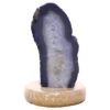 2.2kg Purple Agate Crystal Lamp with Marble Base - Purple LED - K1259 1 Purple Agate Crystal Lamp with Marble Base - Purple LED - K1259 | Crystal Factory