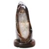 3.9kg Crystal Quartz River Agate Lamp - White LED Bulb K1265 2 Crystal Quartz River Agate Lamp - White LED Bulb K1265 | Crystal Factory