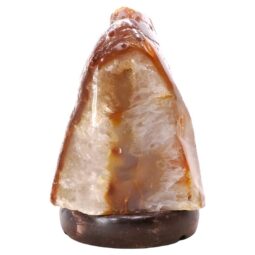 Crystal Quartz River Agate Lamp - White LED Bulb K1271 | Crystal Factory