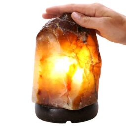 3.4kg Crystal Quartz River Agate Lamp - White LED Bulb K1271 6 Crystal Quartz River Agate Lamp - White LED Bulb K1271 | Crystal Factory