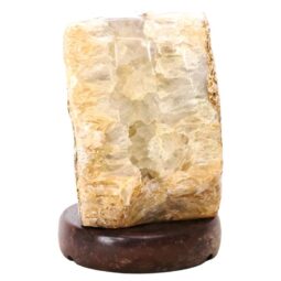 Crystal Quartz River Agate Lamp - White LED Bulb K1272 | Crystal Factory