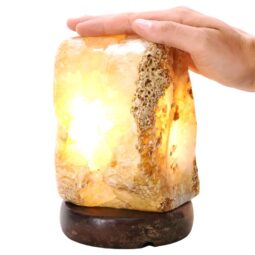 3.5kg Crystal Quartz River Agate Lamp - White LED Bulb K1272 6 Crystal Quartz River Agate Lamp - White LED Bulb K1272 | Crystal Factory