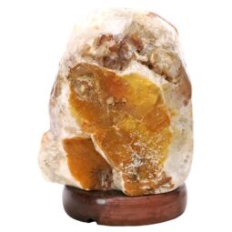 Crystal Quartz River Agate Lamp - White LED Bulb K1278 | Crystal Factory
