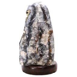 Crystal Quartz River Agate Lamp - White LED Bulb K1283 | Crystal Factory