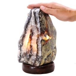 4kg Crystal Quartz River Agate Lamp - White LED Bulb K1283 6 Crystal Quartz River Agate Lamp - White LED Bulb K1283 | Crystal Factory
