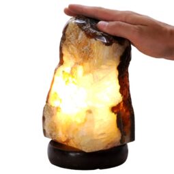4.3kg Crystal Quartz River Agate Lamp - White LED Bulb K1284 6 Crystal Quartz River Agate Lamp - White LED Bulb K1284 | Crystal Factory