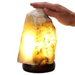 4kg Crystal Quartz River Agate Lamp - White LED Bulb K1285 6 Crystal Quartz River Agate Lamp - White LED Bulb K1285 | Crystal Factory