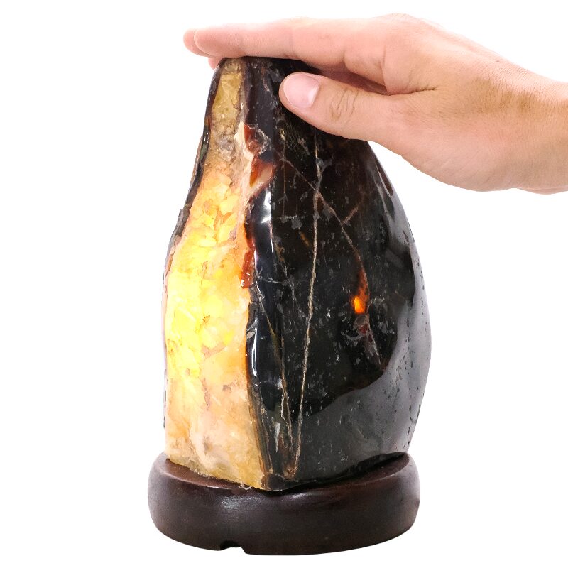 3kg Crystal Quartz River Agate Lamp - White LED Bulb K1290 4 Crystal Quartz River Agate Lamp - White LED Bulb K1290 | Crystal Factory
