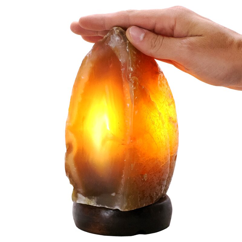 2.4kg Crystal Quartz River Agate Lamp - White LED Bulb K1292 4 Crystal Quartz River Agate Lamp - White LED Bulb K1292 | Crystal Factory