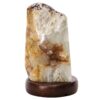 Crystal Quartz River Agate Lamp - White LED Bulb K1294 | Crystal Factory