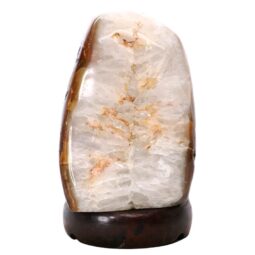 Crystal Quartz River Agate Lamp - White LED Bulb K1301 | Crystal Factory