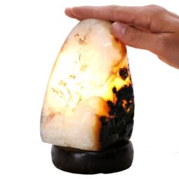 2.2kg Crystal Quartz River Agate Lamp - White LED Bulb K1301 6 Crystal Quartz River Agate Lamp - White LED Bulb K1301 | Crystal Factory
