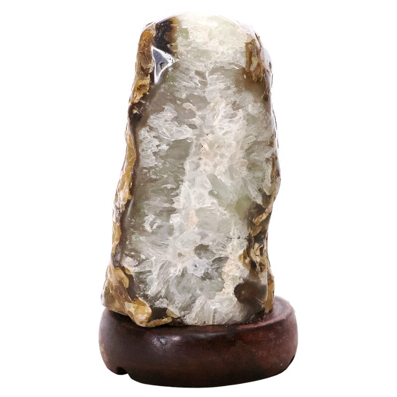 2kg Crystal Quartz River Agate Lamp - White LED Bulb K1303 3 Crystal Quartz River Agate Lamp - White LED Bulb K1303 | Crystal Factory