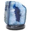 3.4kg Blue Agate Crystal Lamp with Marble Base - Blue LED - K1304 2 Blue Agate Crystal Lamp with Marble Base - Blue LED - K1304 | Crystal Factory