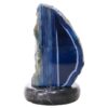 Blue Agate Crystal Lamp with Marble Base - Blue LED - K1306 | Crystal Factory