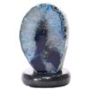 3.6kg Blue Agate Crystal Lamp with Marble Base - Blue LED - K1307 1 Blue Agate Crystal Lamp with Marble Base - Blue LED - K1307 | Crystal Factory