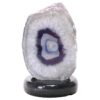 4.2kg Purple Agate Crystal Lamp with Marble Base - Puple LED - K1312 1 Purple Agate Crystal Lamp with Marble Base - Puple LED - K1312 | Crystal Factory