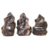 1.98kg Madagascar Black Moonstone Crystal Flames Set 3 Pieces X432 1 Madagascar Black Moonstone Crystal Flame Set 3 Pieces X432 | Crystal Factory