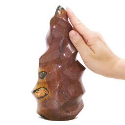 Madagascar Ocean Jasper Crystal Flame T3190 | Crystal Factory