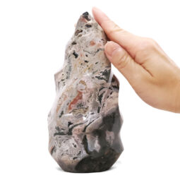 Madagascar Ocean Jasper Crystal Flame T3191 | Crystal Factory