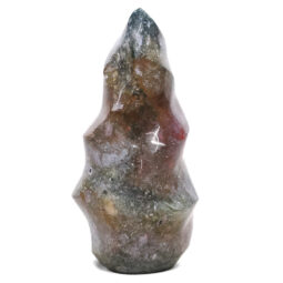 Madagascar Ocean Jasper Crystal Flame T3192 | Crystal Factory