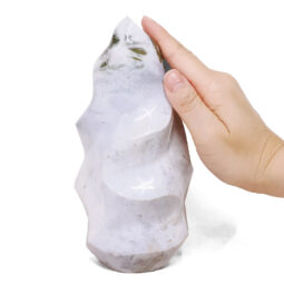 Madagascar Ocean Jasper Crystal Flame T3195 | Crystal Factory
