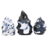1.69kg Madagascar Orca Agate Crystal Flames Set 3 Pieces X434 1 Madagascar Orca Agate Crystal Flame Set 3 Pieces X434 | Crystal Factory