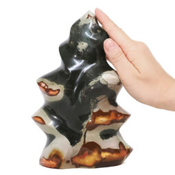 Madagascar Polychrome Jasper Crystal Flame T3196 | Crystal Factory