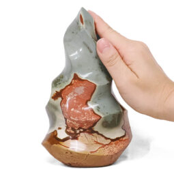 1.23kg Madagascar Polychrome Jasper Crystal Flame T3202 5 Madagascar Polychrome Jasper Crystal Flame T3202 | Crystal Factory