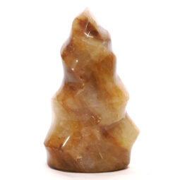 Madagascar Yellow Hematite Crystal Flame T3183 | Crystal Factory