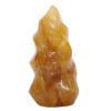 Madagascar Yellow Hematite Crystal Flame T3184 | Crystal Factory