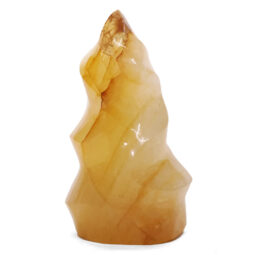 Madagascar Yellow Hematite Crystal Flame T3189 | Crystal Factory