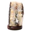Crystal Quartz River Agate Lamp - White LED Bulb N2324 | Crystal Factory