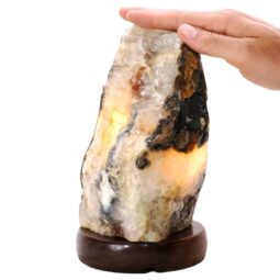 3.5kg Crystal Quartz River Agate Lamp - White LED Bulb N2324 6 Crystal Quartz River Agate Lamp - White LED Bulb N2324 | Crystal Factory