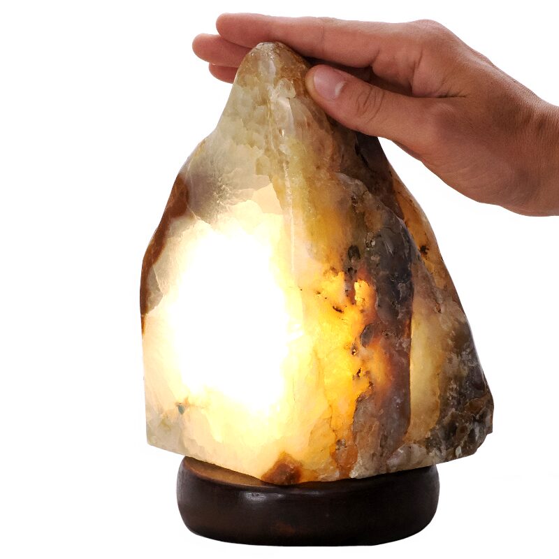 3.4kg Crystal Quartz River Agate Lamp - White LED Bulb N2326 4 Crystal Quartz River Agate Lamp - White LED Bulb N2326 | Crystal Factory