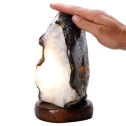 3.2kg Crystal Quartz River Agate Lamp - White LED Bulb N2328 6 Crystal Quartz River Agate Lamp - White LED Bulb N2328 | Crystal Factory