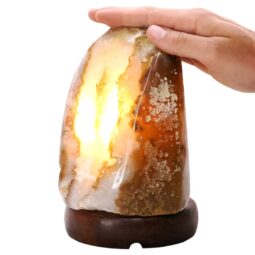 3.1kg Crystal Quartz River Agate Lamp - White LED Bulb N2331 6 Crystal Quartz River Agate Lamp - White LED Bulb N2331 | Crystal Factory