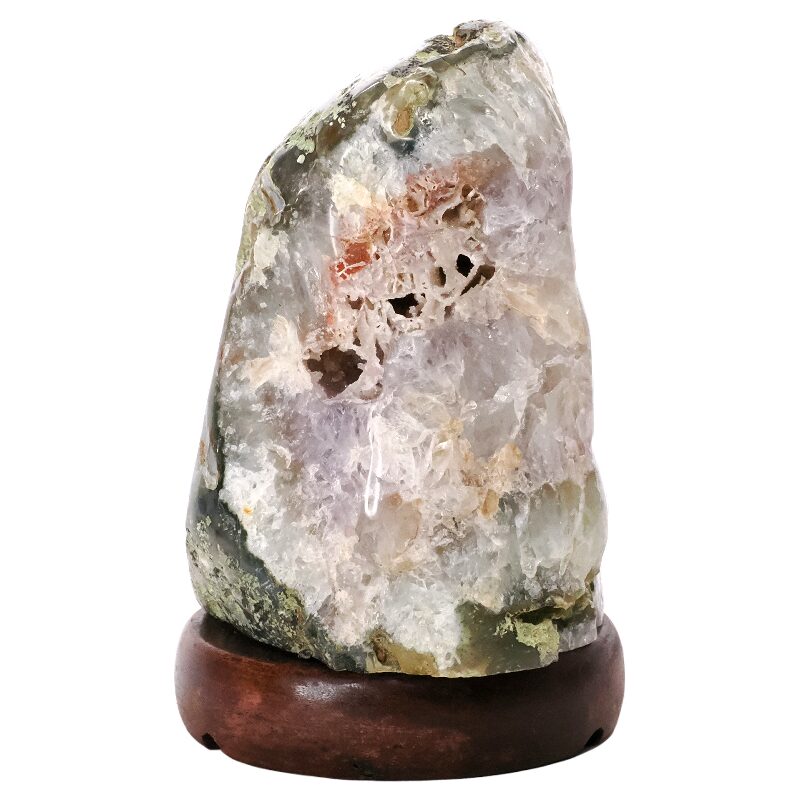 2.8kg Crystal Quartz River Agate Lamp - White LED Bulb N2337 3 Crystal Quartz River Agate Lamp - White LED Bulb N2337 | Crystal Factory