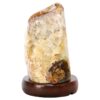 Crystal Quartz River Agate Lamp - White LED Bulb N2338 | Crystal Factory