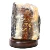 Crystal Quartz River Agate Lamp - White LED Bulb N2344 | Crystal Factory