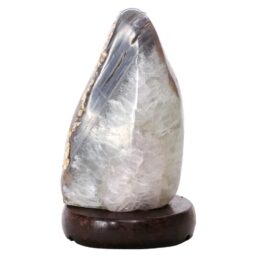 Crystal Quartz River Agate Lamp - White LED Bulb N2345 | Crystal Factory