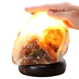 2.5kg Crystal Quartz River Agate Lamp - White LED Bulb N2346 6 Crystal Quartz River Agate Lamp - White LED Bulb N2346 | Crystal Factory